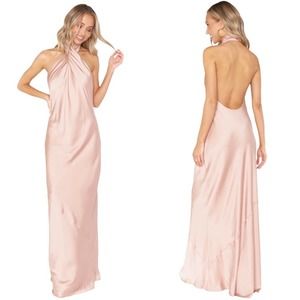 Show Me Your Mumu Jasmine Halter Maxi Dress